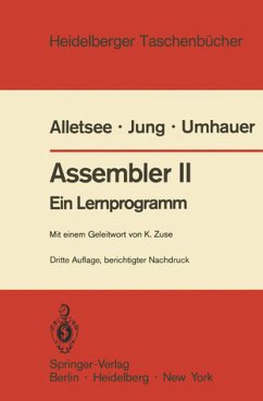 Assembler II: Ein Lernprogramm (Heidelberger Taschenbücher, 141, Band 141) - Horst Jung, Rainer Alletsee