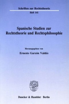 Cover Spanische Studien zur Rechtstheorie und Rechtsphilosophie.