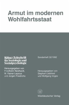 Armut im modernen Wohlfahrtsstaat - Leibfried, Stephan; Voges, Wolfgang