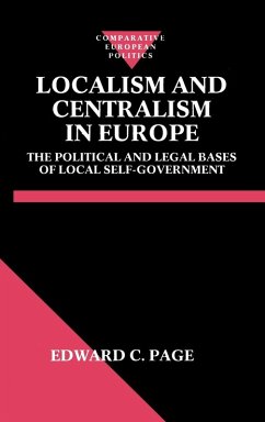 Cover LOCALISM & CENTRALISM EUROPE CEP