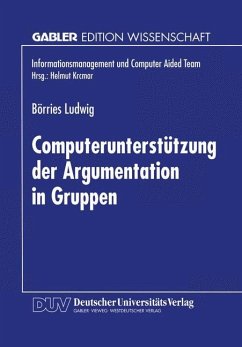 Computerunterstützung der Argumentation in Gruppen - Ludwig, Börries
