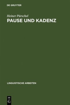 Pause und Kadenz - Pürschel, Heiner