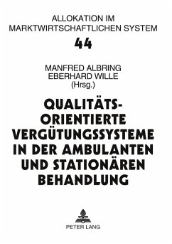 Cover Qualitätsorientierte Vergütungssysteme in der ambulanten und stationären Behandlung