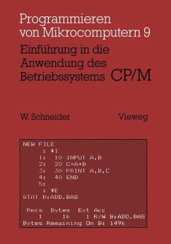 Einführung in die Anwendung des Betriebssystems CP/M - Schneider, Wolfgang