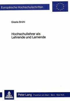 Cover Hochschullehrer als Lehrende und Lernende