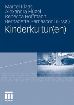 Kinderkultur(en) - Klaas, Marcel / Flügel, Alexandra / Hoffmann, Rebecca et al. (Hrsg.)
