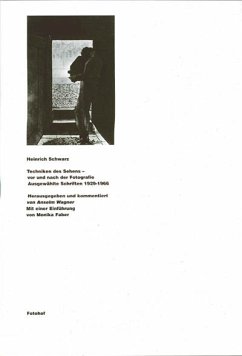 Cover Heinrich Schwarz: Techniken des Sehens