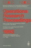 Operations Research Proceedings 1993