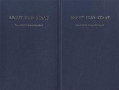 Recht und Staat. - Hablitzel, Hans / Wollenschläger, Michael (Hgg.)