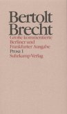 Prosa / Werke, Große kommentierte Berliner und Frankfurter Ausgabe 16, Tl.1