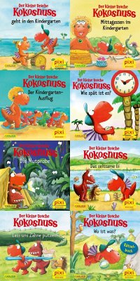 Pixi-8er-Set 288: Der kleine Drache Kokosnuss und seine Freunde (8x1 Exemplar) - diverse