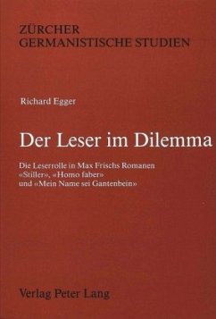 Der Leser im Dilemma - Egger, Richard