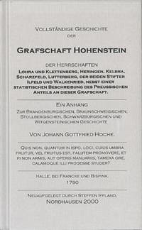 Vollständige Geschichte der Grafschaft Hohenstein