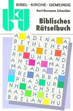 Biblisches Rätselbuch - Schneider, Karl-Hermann