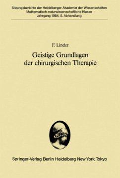 Cover Geistige Grundlagen der chirurgischen Therapie