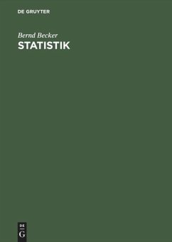 Statistik - Becker, Bernd