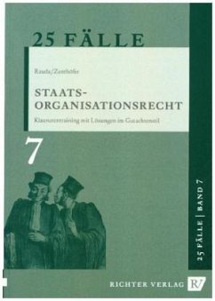Staatsorganisationsrecht - Rauda, Christian;Zenthöfer, Jochen