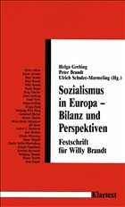 Cover Sozialismus in Europa, Bilanz und Perspektiven