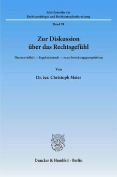 Zur Diskussion über das Rechtsgefühl - Meier, Christoph