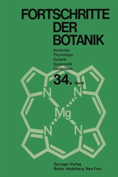 Fortschritte der Botanik. Anatomie, Pysiologie, Genetik, Systematik, Geobotanik. 34. Band.