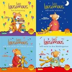 Maxi-Pixi-4er-Set 14: Leo Lausemaus (4x1 Exemplar) - Campanella, Marco