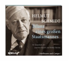 Bilanz eines großen Staatsmannes - Schmidt, Helmut