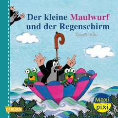 Cover Maxi Pixi 466: Der kleine Maulwurf und der Regenschirm
