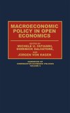 Macroeconomic Policy in Open Economies