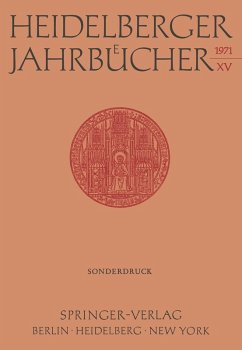 Cover Heidelberger Jahrbücher