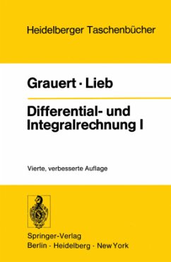 Differential- und Integralrechnung I - Grauert, Hans;Lieb, Ingo