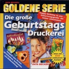 Die große Geburtstags-Druckerei, 1 CD-ROM