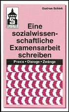 Cover Eine sozialwissenschaftliche Examensarbeit schreiben