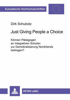 Just Giving People a Choice - Schubotz, Dirk