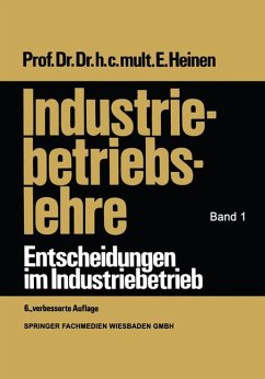 Industriebetriebslehre - Heinen, Edmund