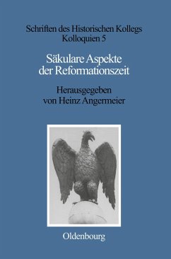Cover Säkulare Aspekte der Reformationszeit