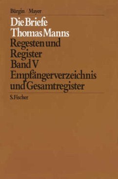Cover Empfängerverzeichnis und Gesamtregister