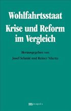 Wohlfahrtsstaat, Krise und Reform im Vergleich