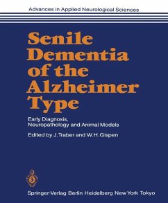 Senile Dementia of the Alzheimer Type. Early Diagnosis, Neuropathology and Animal Models [Advances in Applied Neurological Sciences; 2]. 2. INTERNATIONAL TROPON-BAYER SYMPOSIUM ON AGING OF THE BRAIN; COLOGNE, GERMANY