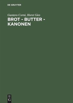 Brot, Butter, Kanonen - Corni, Gustavo;Gies, Horst