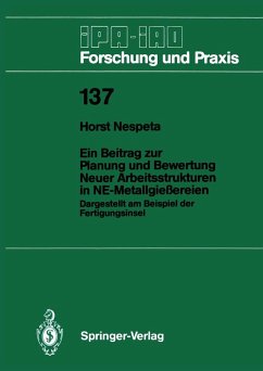 Cover Ein Beitrag zur Planung und Bewertung Neuer Arbeitsstrukturen in NE-Metallgießereien