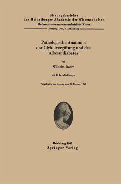 Pathologische Anatomie der Glykolvergiftung und des Alloxandiabetes - Doerr, W.