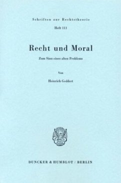 Recht und Moral. - Geddert, Heinrich