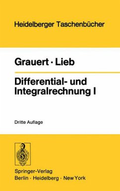 Differential- und Integralrechnung I - Funktionen einer reellen Veränderlichen