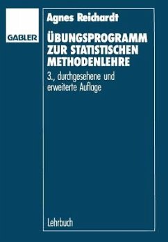 Übungsprogramm zur statistischen Methodenlehre - Reichardt, Ágnes