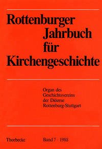 Rottenburger Jahrbuch für Kirchengeschichte