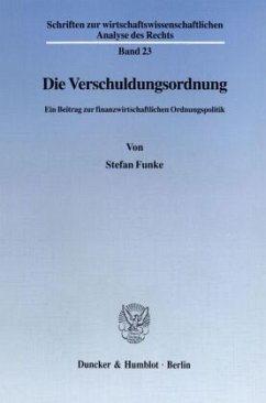 Cover Die Verschuldungsordnung.