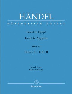 Cover Israel in Ägypten HWV54 Klavierauszug in 2 Bänden (dt/en)