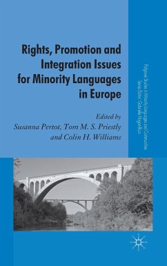 Cover Rights, Promotion and Integration Issues for Minority Languages in Europe