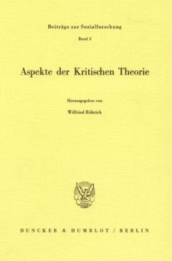 Cover Aspekte der Kritischen Theorie.