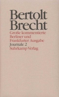 Journale / Werke, Große kommentierte Berliner und Frankfurter Ausgabe 27, Tl.2 - Brecht, Bertolt